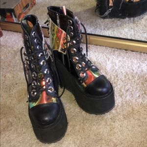 Demonia platform heels